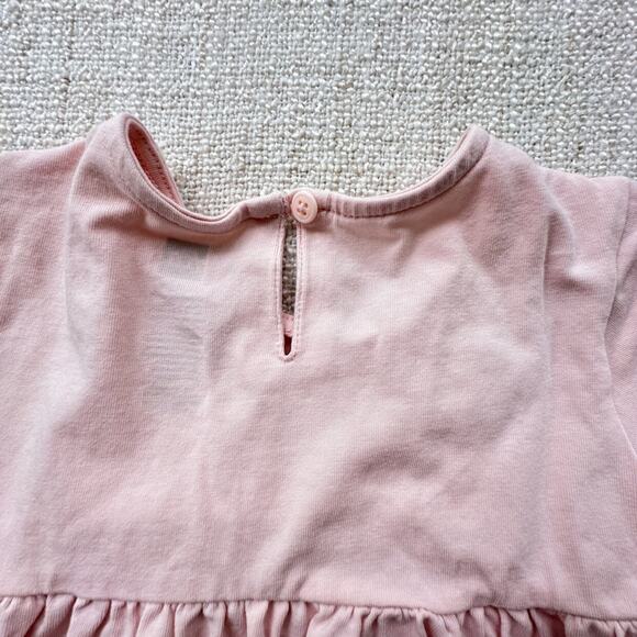 Tea Collection Pink Top EUC 18-24mo - Picture 5 of 6